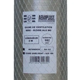 Gaine ventilation D102 3m