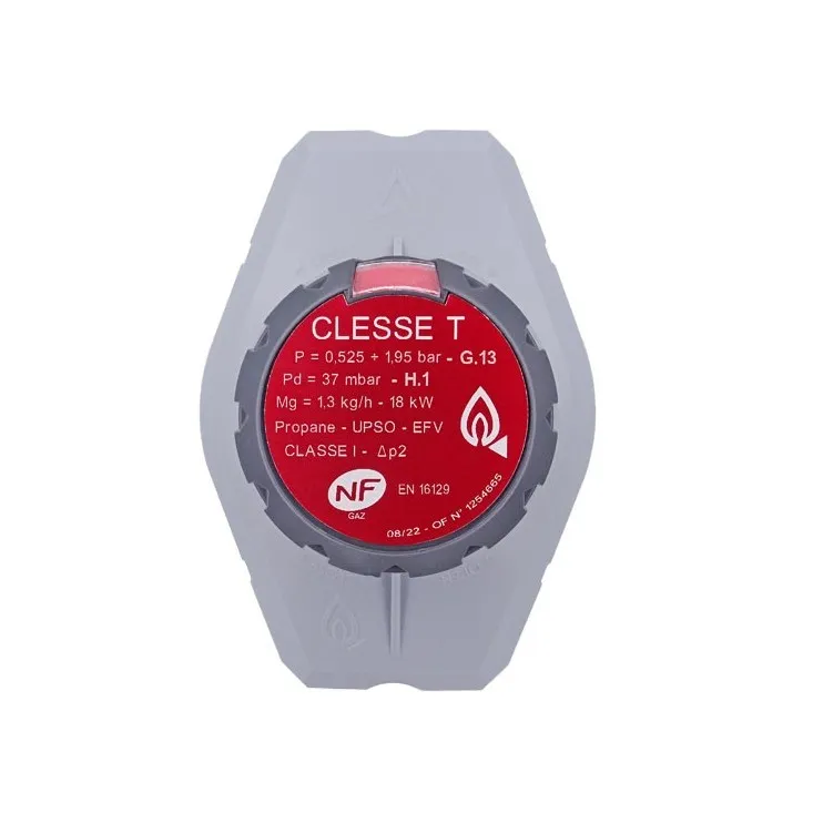 Détendeur propane T 1,3kg/h à sécurité