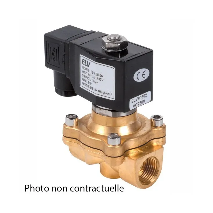 Electrovanne 1" NF Laiton