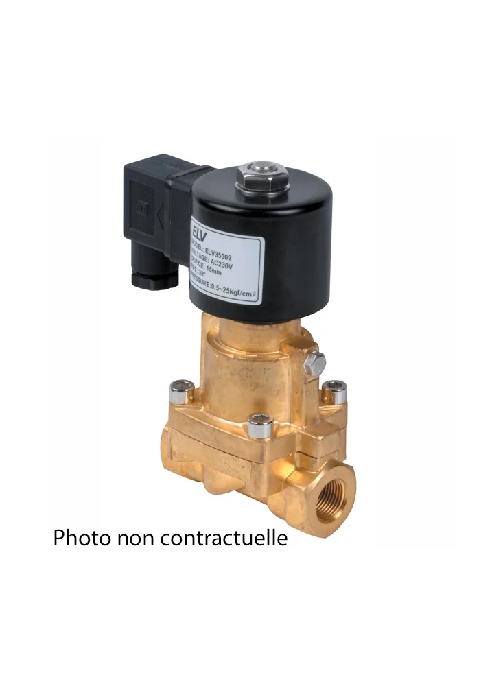 Electrovanne vapeur 1" NF Laiton
