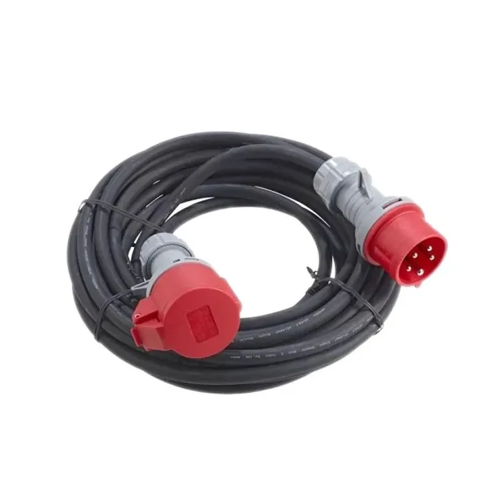 Rallonge 10 m 400 V - 5 x 6 mm2