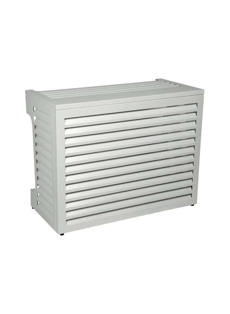 Cache clim aluminium L blanc