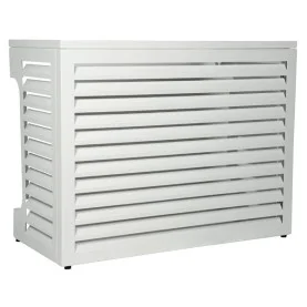 Cache clim aluminium L blanc