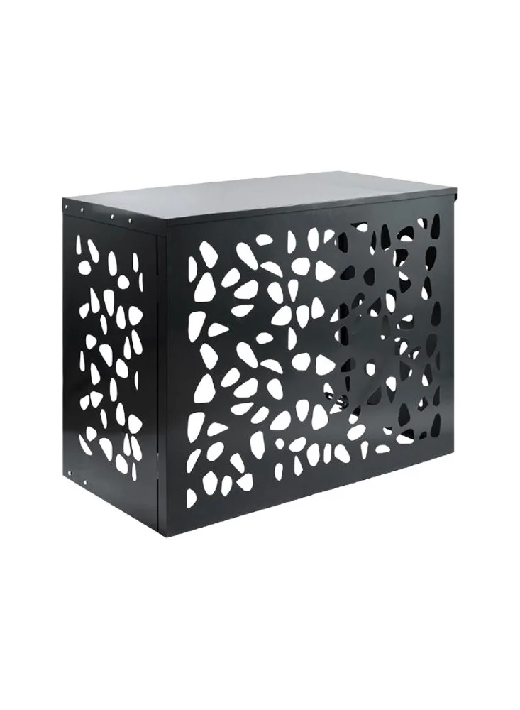 Cache clim acier M gris