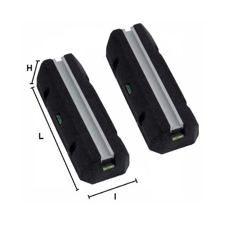 Supports (x2) clim Rubber 400 x 50 mm