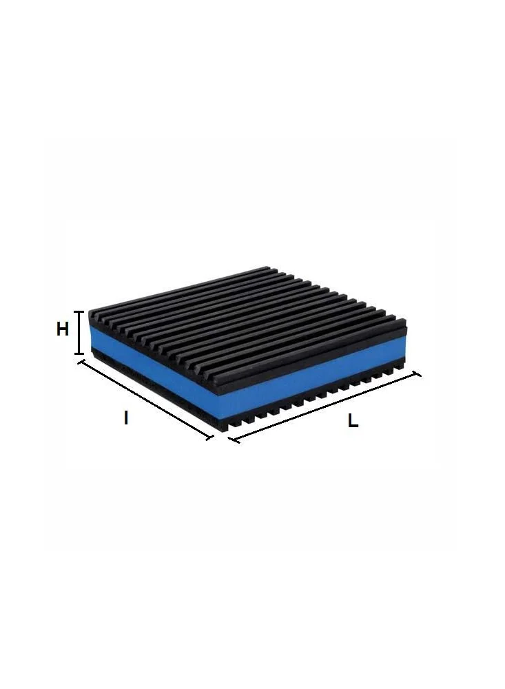 Support clim anti-vibration EVA 100 mm