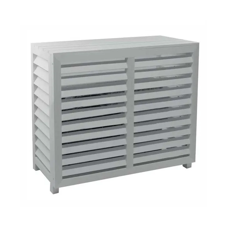 Cache clim composite L blanc