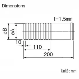 Passage mur FP-60N
