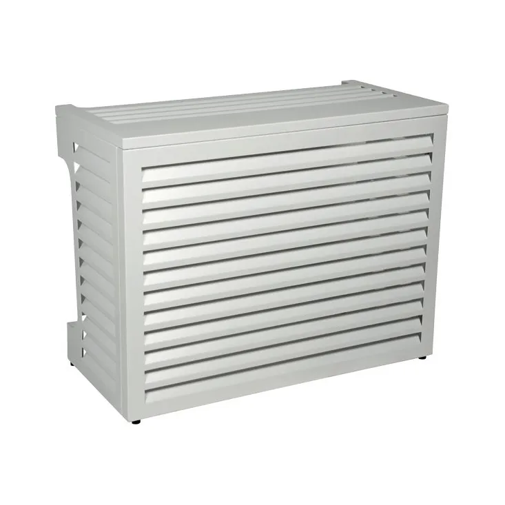 Cache clim aluminium M blanc