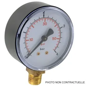 Manomètre 400 bar dia 50 ABS