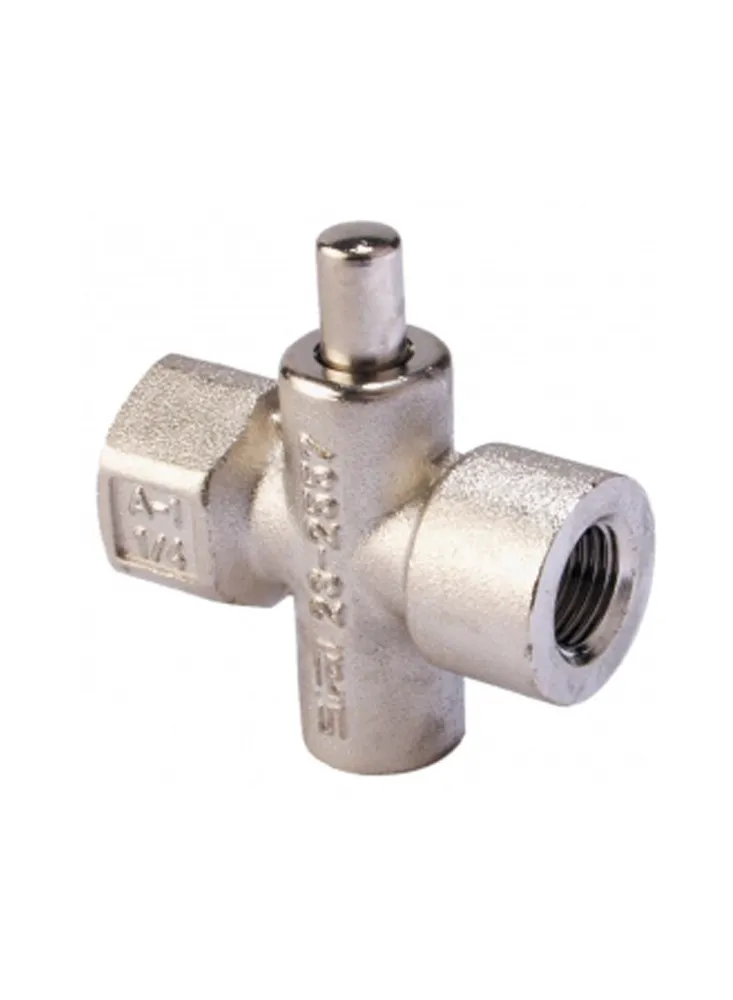 Robinet poussoir 2 voies 30 bar G1/4