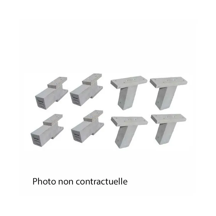 Kit rallonges cache clim gris