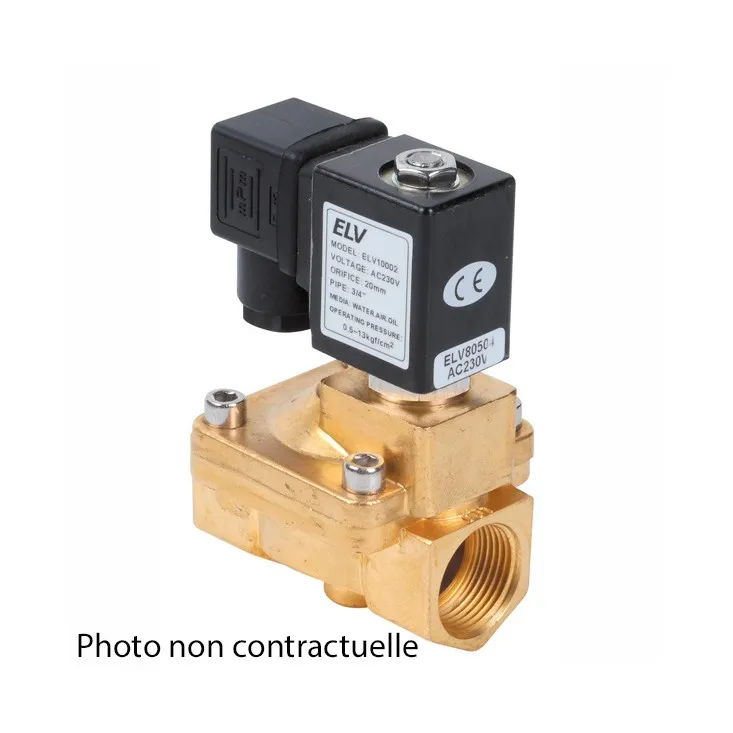 Electrovanne 1/2" NF Laiton