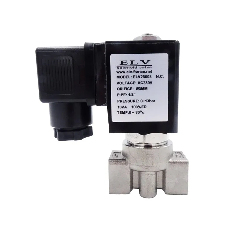 Electrovanne 1/4" NF Inox