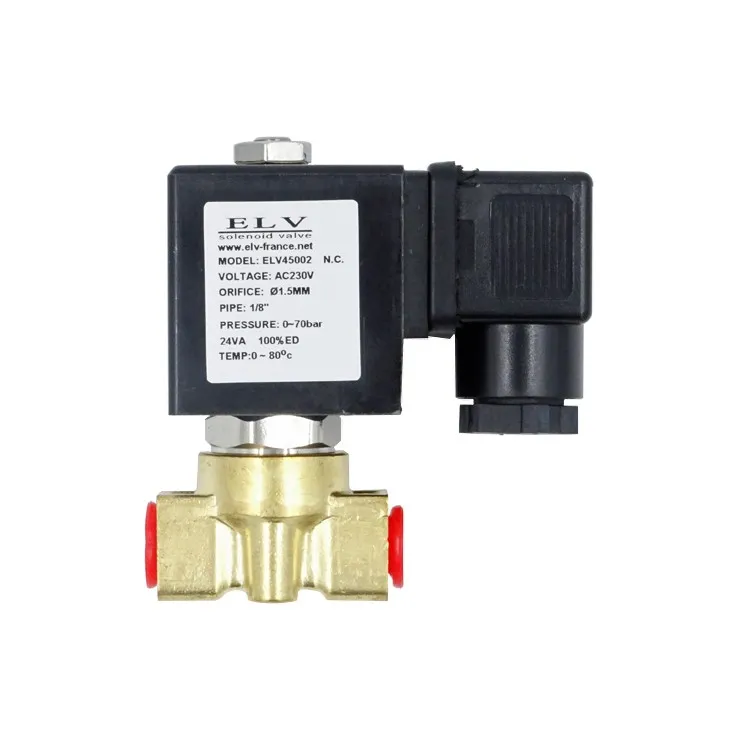 Electrovanne HP 1/8" NF laiton