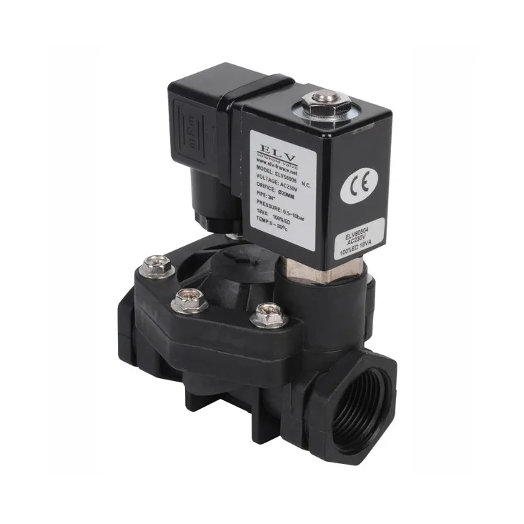 Electrovanne 3/4" NF plastique