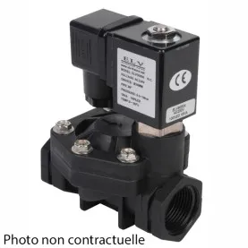 Electrovanne 1"1/2 NF plastique
