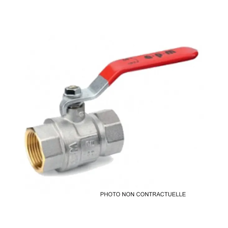 Vanne eau 1"1/4 boisseau sphérique