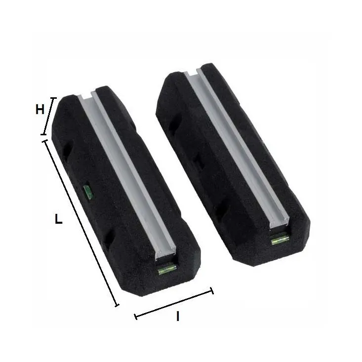 Supports (x2) clim Rubber 600 x 95 mm