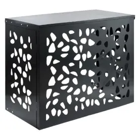 Cache clim acier L gris