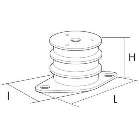 Support amortisseur 300