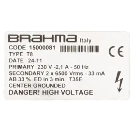 Transfo fioul 2 sorties T8 CM150