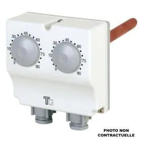 Aquastat double 30-120°C et 0-60°C