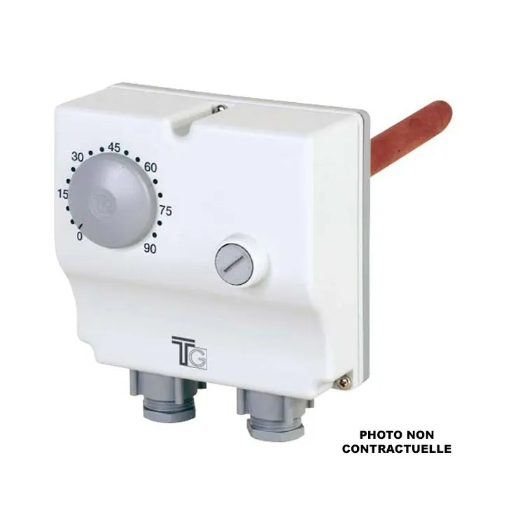 Aquastat double 0-60°C et 100°C