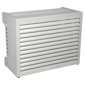 Cache clim aluminium L blanc